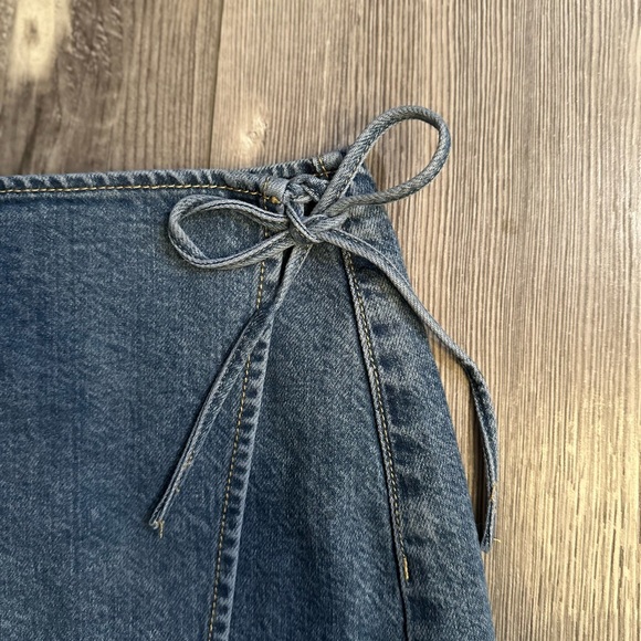 Garage Denim Wrap Skort - Picture 5 of 5